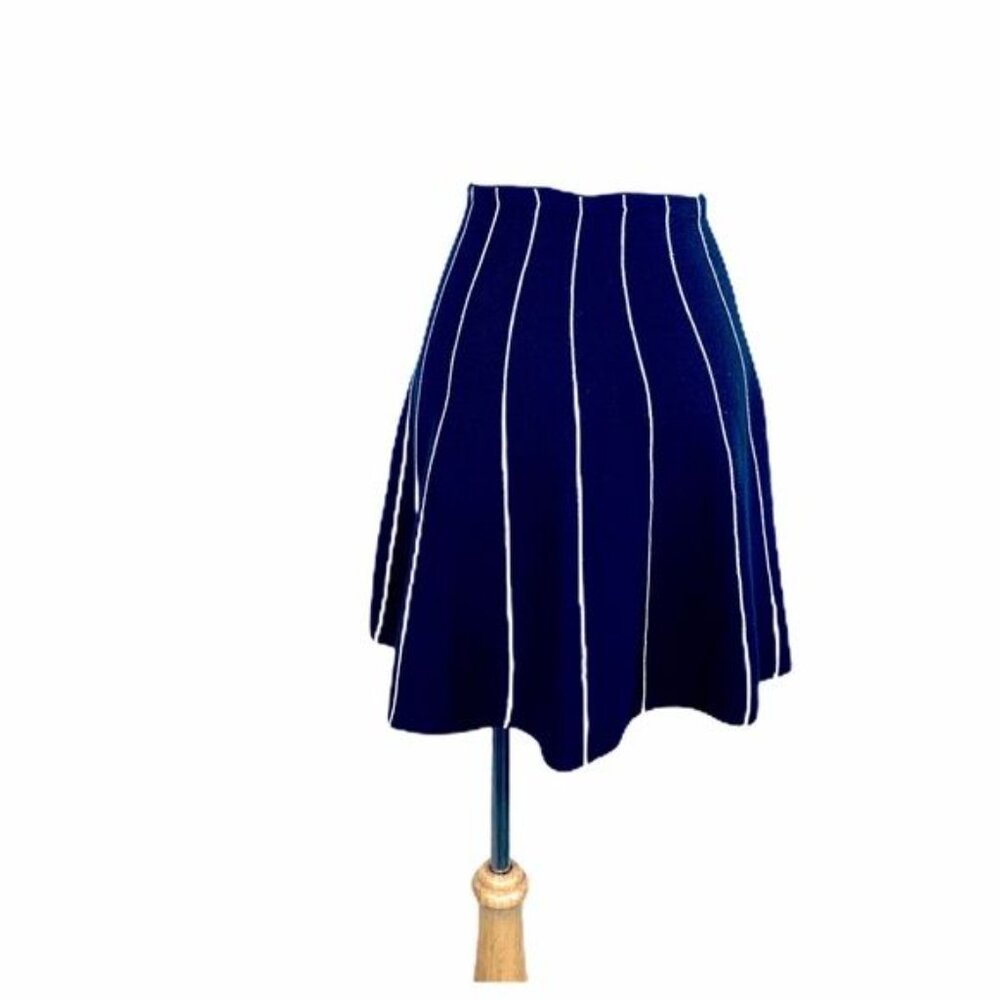 Harajuku Lolita Mini Skirt Knit A-line Skater Knit Japanese Designer Size S - Picture 2 of 11